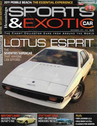 HEMMINGS SPORTS & EXOTIC CAR 2011 DEC - LOTUS ESPRIT, '99 LAGONDA LG 6, BMW 3.0